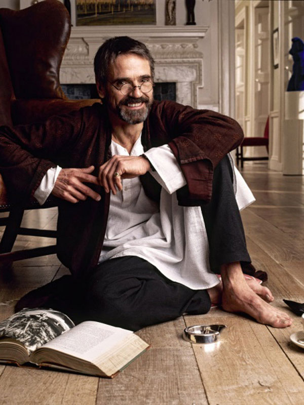 Jeremy Irons by stylist Marcella M